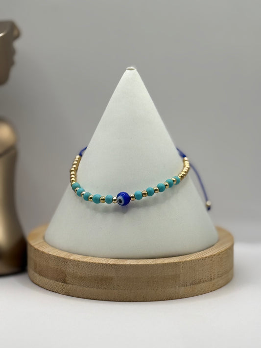 Evil Eye Beaded Bracelet